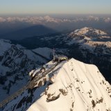 Deux hélicoptères sont venus chercher les touristes bloqués à Glacier 3000 (archives).